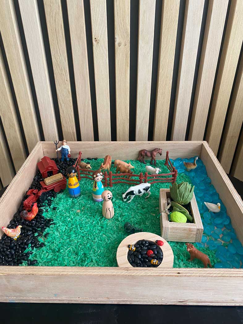 Sensorische Box Lente