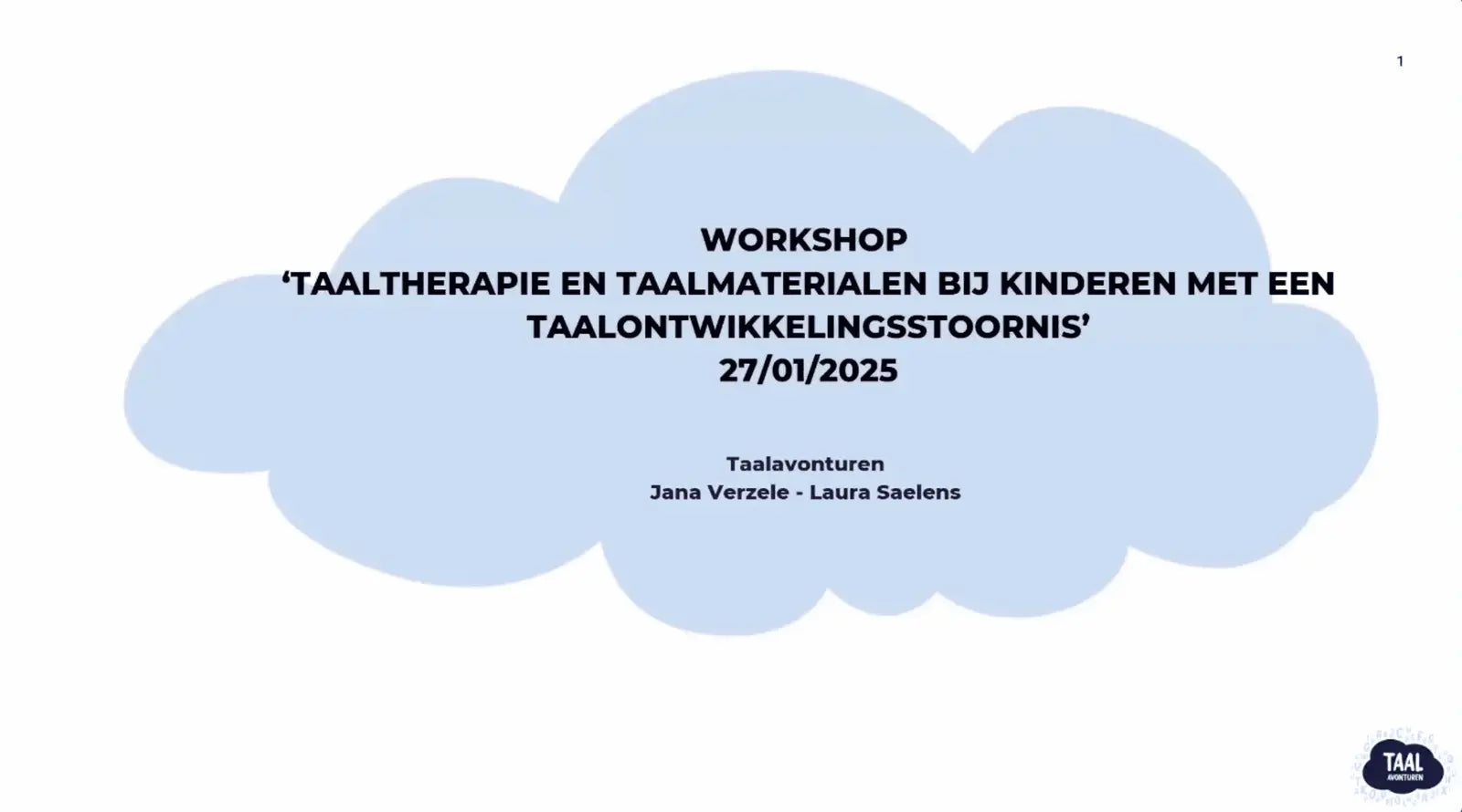 Workshop TOS